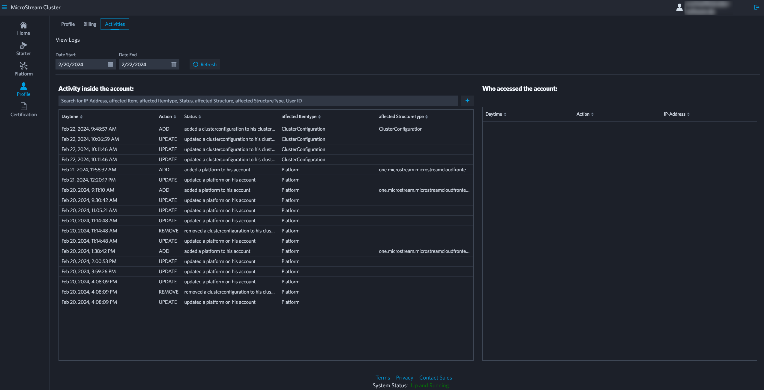 auditing logs
