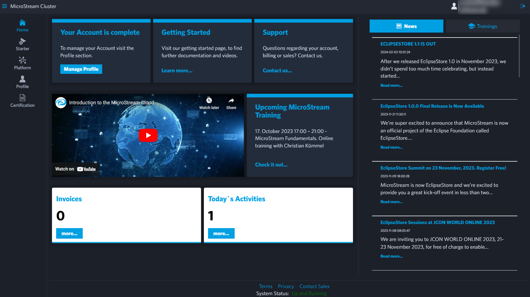 homepage
